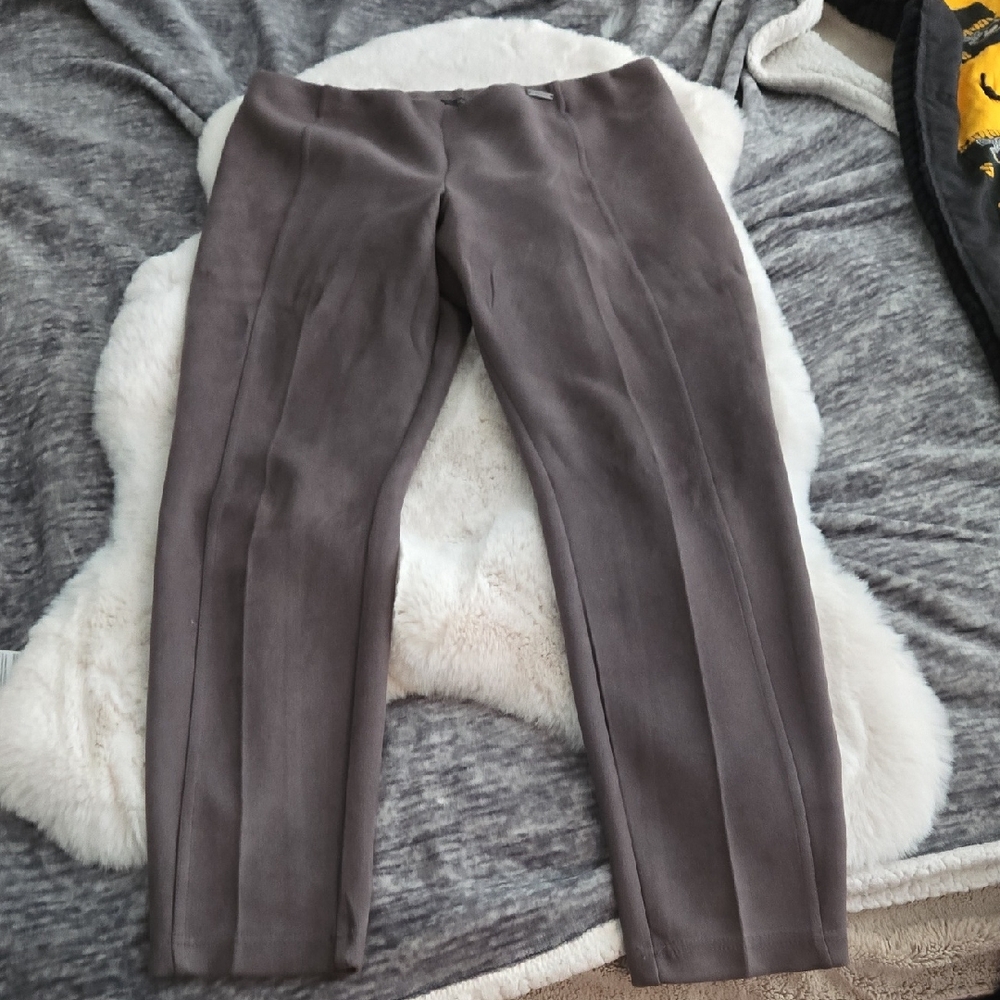 Tahari Gray Dress Pants with Tailored Silhouette